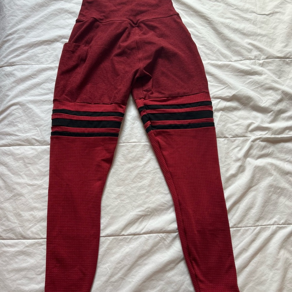 Bombshell Sportswear Red and Black Leggings size M